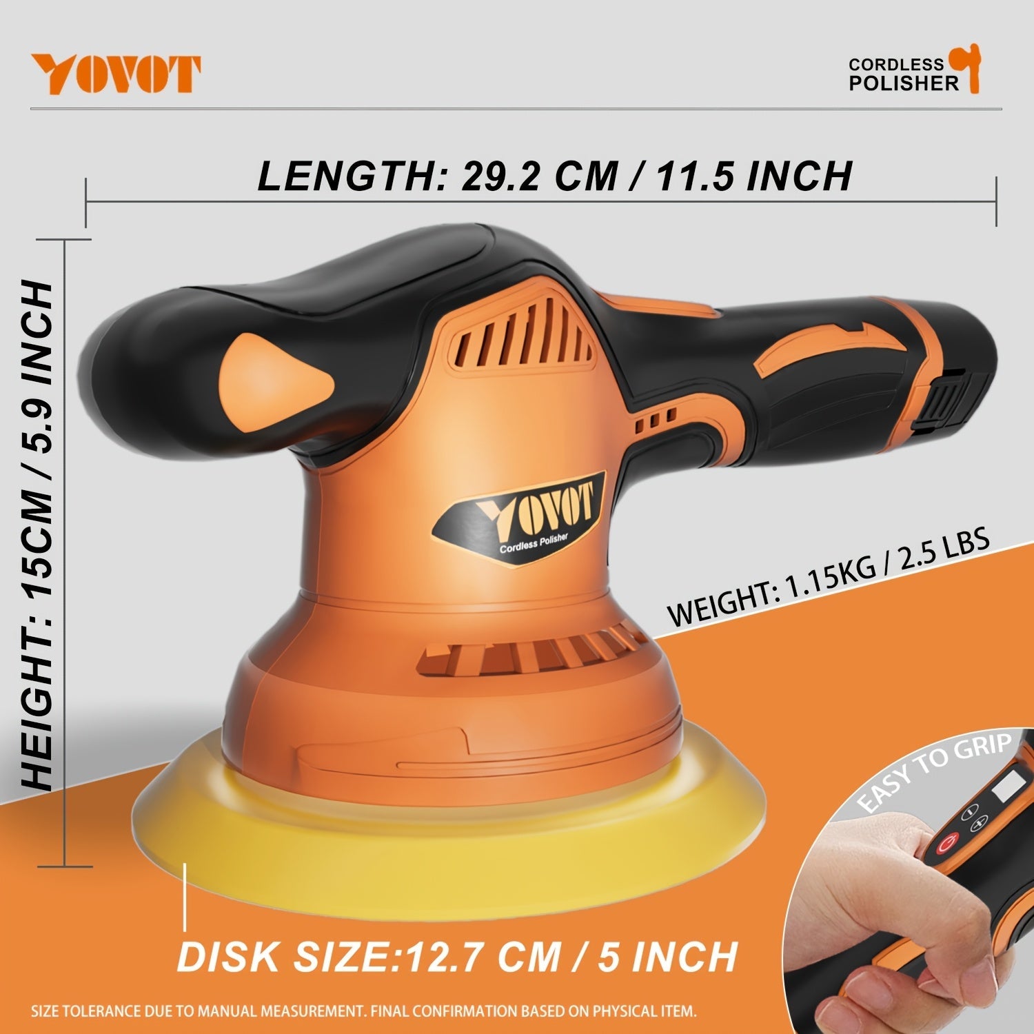 NNETM Cordless Polisher & Buffer Machine Kit