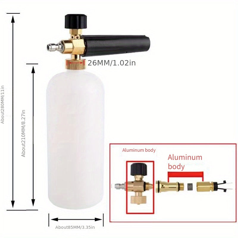 Adjustable Heavy-Duty Foam Cannon for Car Washing