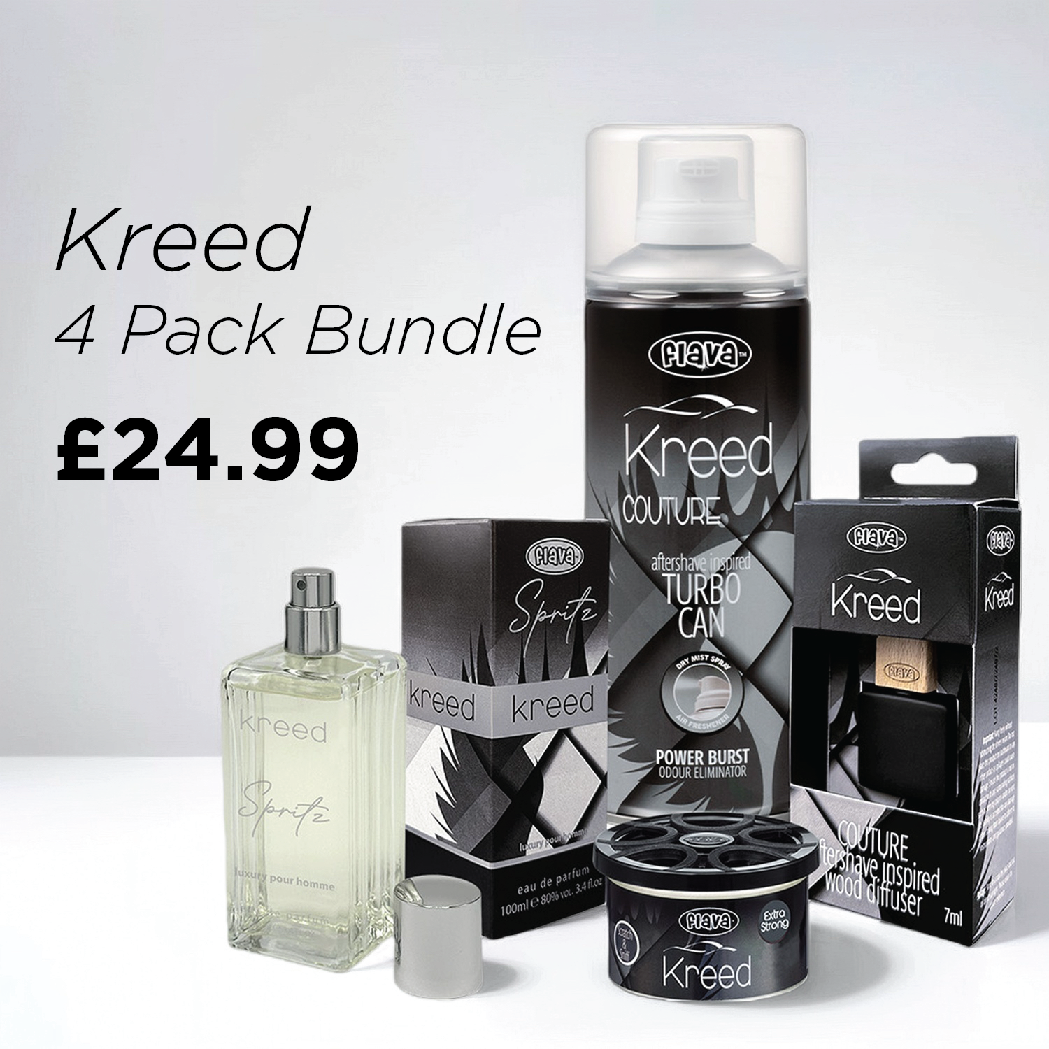 Kreed 4 Pack Car Air Freshener Bundle